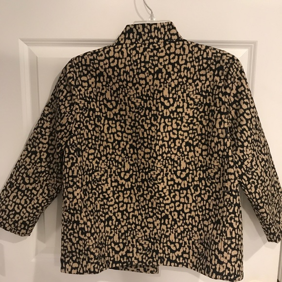 Auth Lafayette 148 New York Leopard Print Jacket - Picture 3 of 3